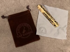 ecouvillon personnalisable pour saxophone (alto, tenor), clarinette et flute